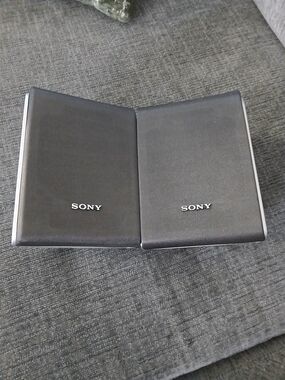 Sony Pair of Black Desktop Speakers